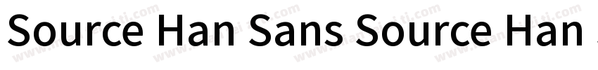 Source Han Sans Source Han Sans字体转换